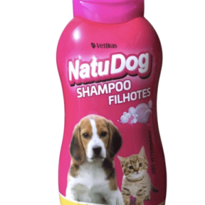 Shampoo Filhotes Natu Dog para Cães e Gatos Vetbras 500 mL